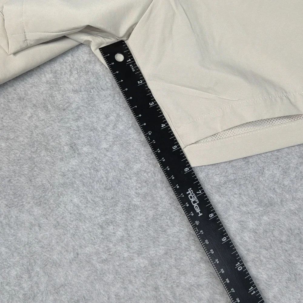 Adidas Cargo Shorts Mens 2XL Sandstone/White Logo 5
